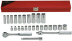 Wright Tool 377 27 Piece 6  Standard And Deep Sockets