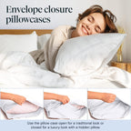 LuxClub 6 PC King Size Sheet Set Bamboo Sheets Deep Pockets 18" Eco Friendly Wrinkle Free Cooling Sheets Machine Washable Hotel Bedding Silky Soft - White King