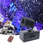 Miumaeov 2000W Snowflake Machine with Remote Control Low Noise Snow Effect Machine Portable Fake Snow MaMachine StaSnow Machines for Parties