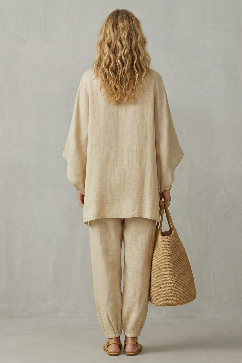 Calyra – Minimalist asymmetrical flow – Two piece set