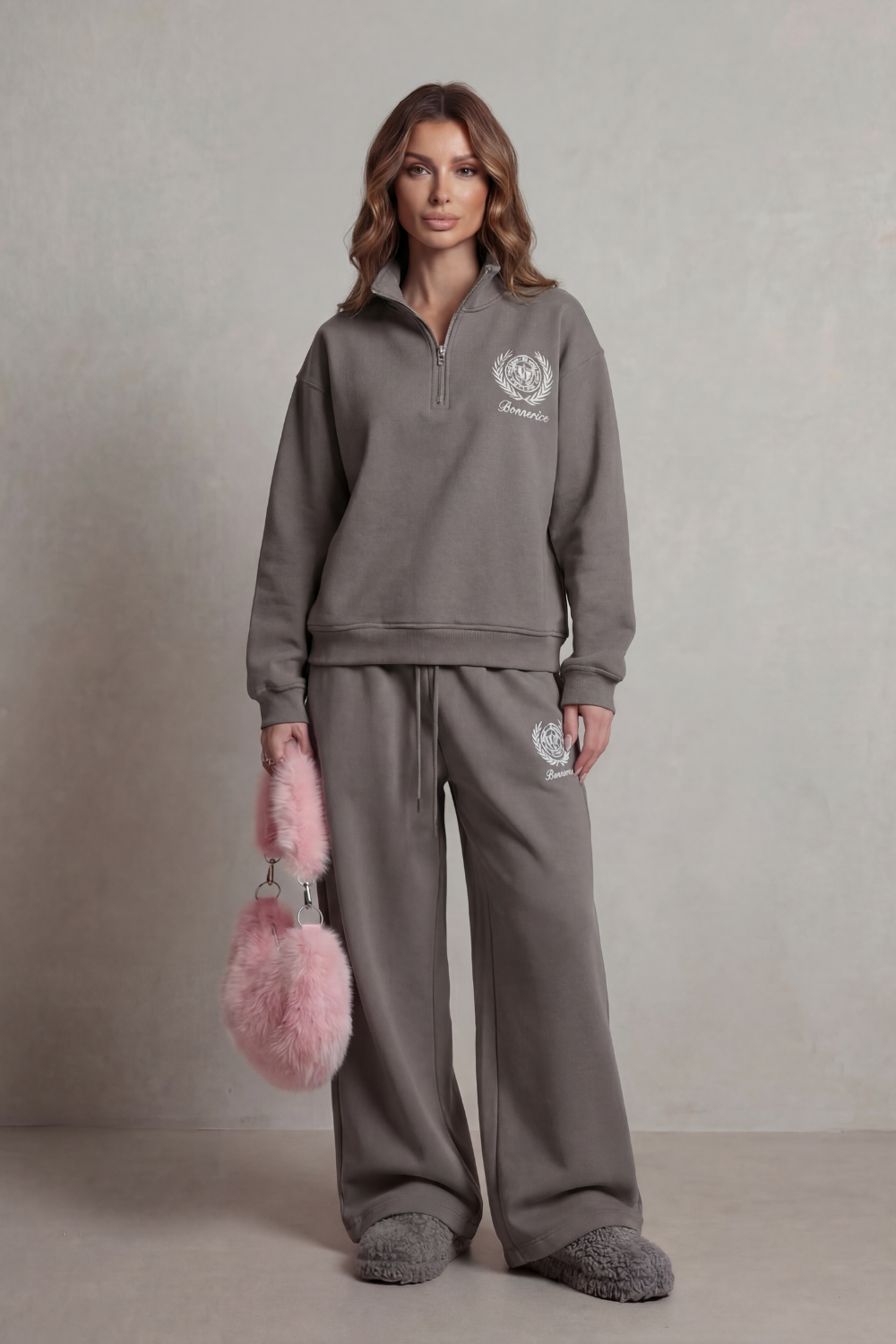 Florevée – Embroidered crest – Zip lounge set