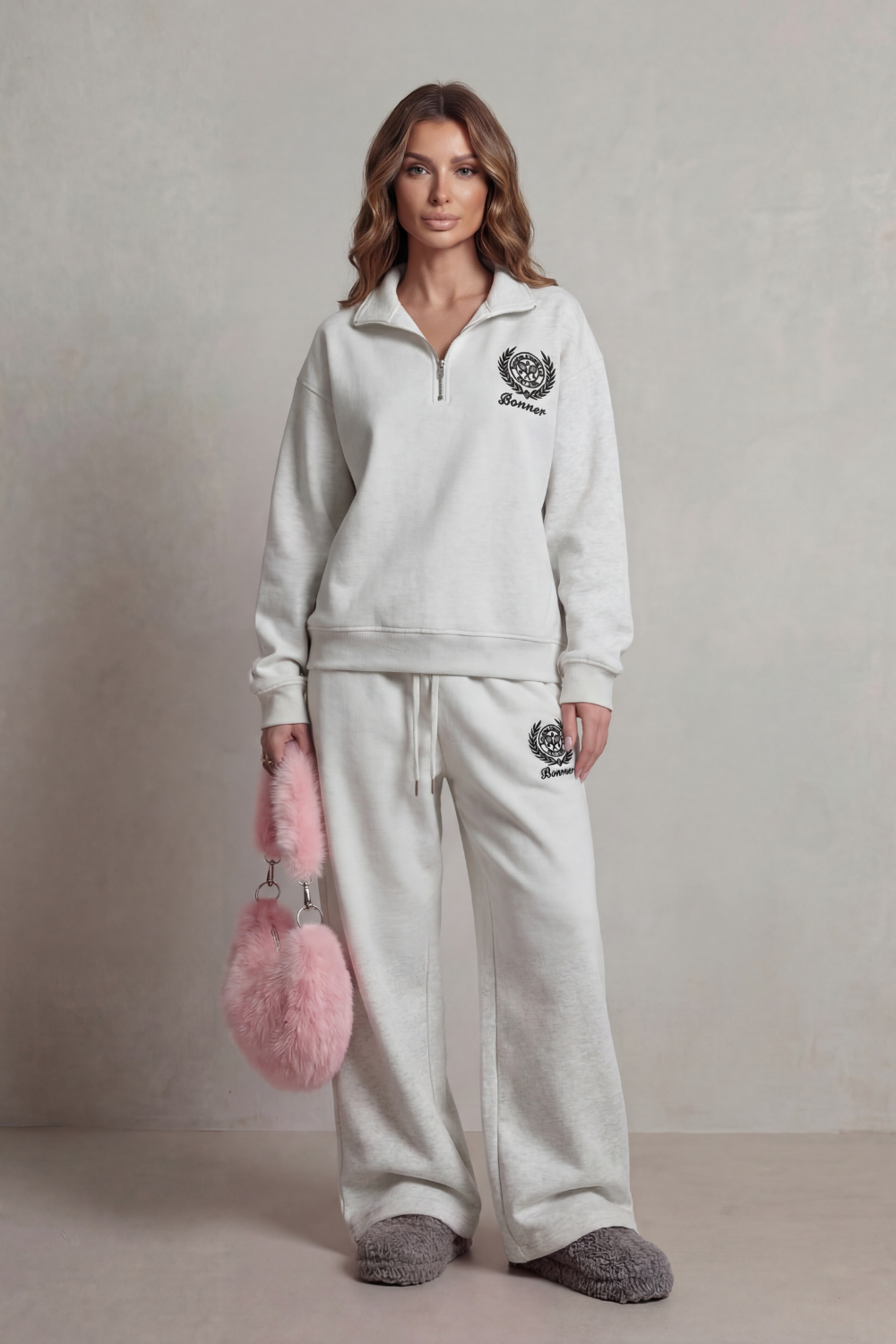 Florevée – Embroidered crest – Zip lounge set