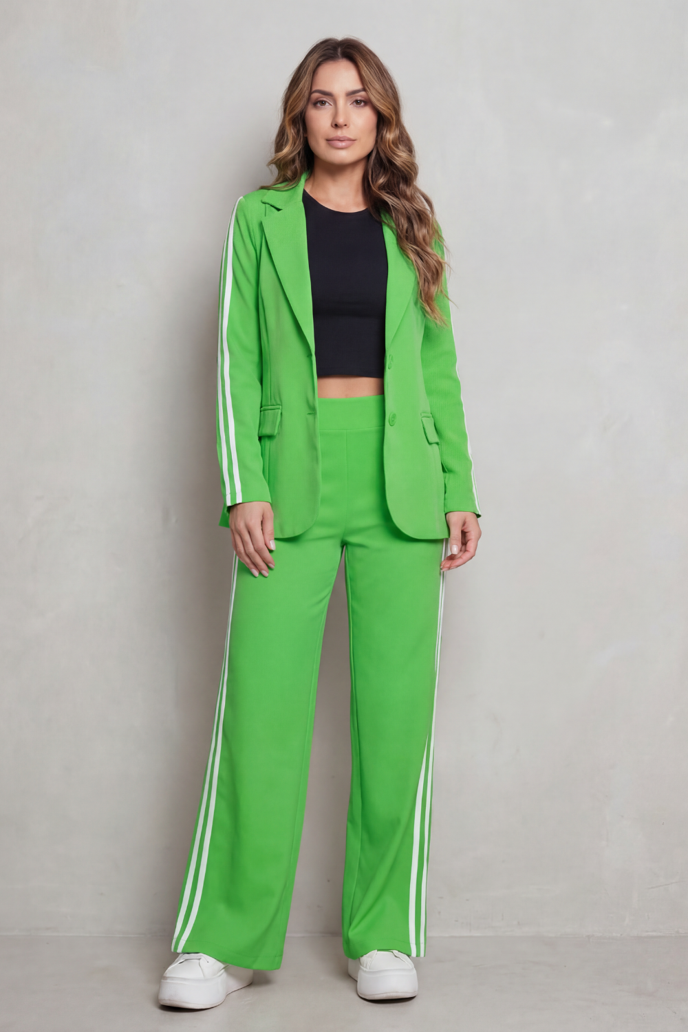 Ishie – Stripe detail – Sporty elegance set