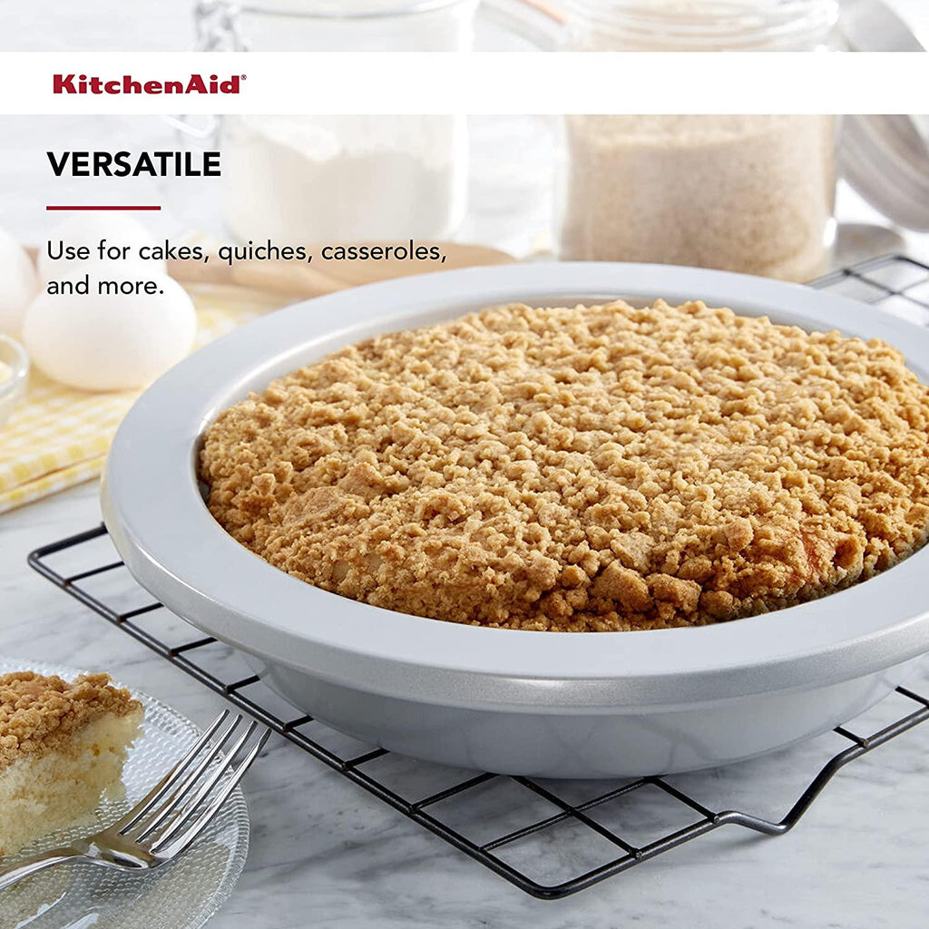 KitchenAid KE956OSNSA Nonstick Round Cake Pan, 9-Inch, Silver
