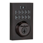 Z-Wave SmartCode 914 Contemporary Single Cylinder Venetian Bronze Electronic Deadbolt Featuring SmartKey Security