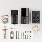 Z-Wave SmartCode 914 Contemporary Single Cylinder Venetian Bronze Electronic Deadbolt Featuring SmartKey Security