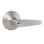 Olympic  Steel Keyed Entry Door Lever Lock