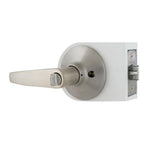 Olympic  Steel Keyed Entry Door Lever Lock