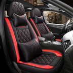 5 Car Seat Cover Set Full PackaCar Seat Cushion PU Leather Car Seat Cover Universal Car Seat Cover Full Set Compatible With Five-seat Models