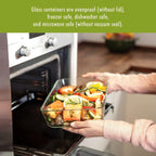 ZWILLING Fresh & Save Glass Large Airtight Food Storage Container, Meal Prep Container, Food Saver