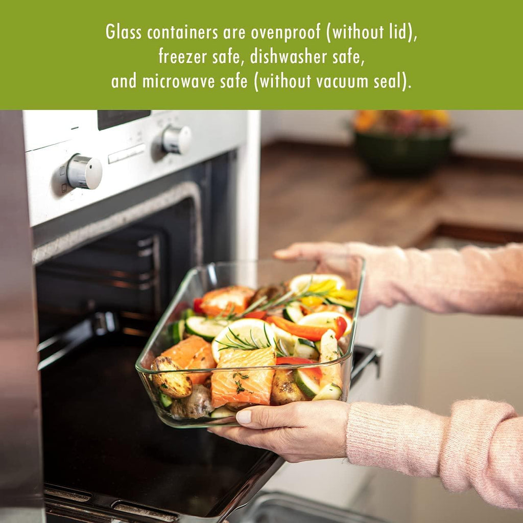 ZWILLING Fresh & Save Glass Small Airtight Food Storage Container, Meal Prep Container, Food Saver