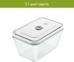 ZWILLING Fresh & Save Glass Large Airtight Food Storage Container, Meal Prep Container, Food Saver