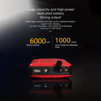 6000mAh Portable Emergency Car Jump Starter: Boost Your Petrol Or Diesel Vehicle Instantly!