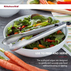 KitchenAid Stainless Steel Utility Tongs, 10.28 Inch