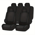 Upgrade Your Car Interior Comfort: 5-Seat Universal Car Seat Cover Set - Soft &amp; Breathable Polyester Fabric