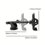 Car Suction Cup Navigation Bracket Telescopic Rod Universal Mobile Phone Bracket