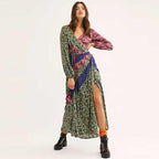 bohemian midi dress