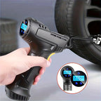 120W Portable Air Compressor Pump - Digital Tire Inflator For Cars, Bicycles &amp; Balls