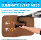 ThisWorx Car Vacuum Cleaner 2.0 - Upgraded w/ LED Light, Double HEPA Filter, 110W High Suction Power
