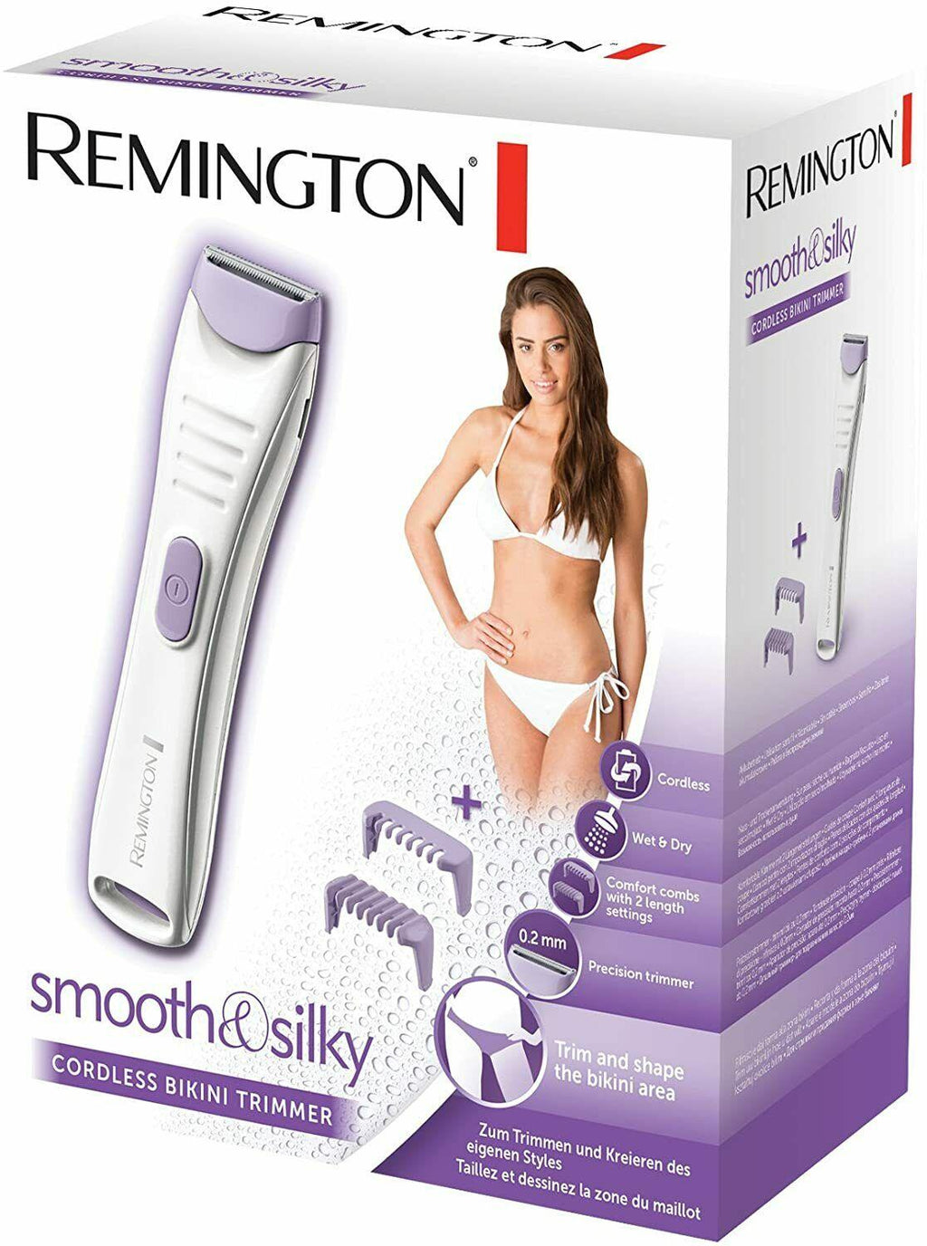 Smooth And Silky Cordless Battery Powered And Dry Bikini Trimmer