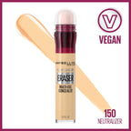 Maybelline New York Instant Age Rewind Eraser Dark Circles Treatment Multi-Use Concealer, 150, 1 Count (Packaging May Vary)