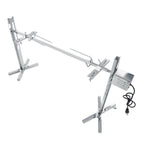 Rotisserie Kit For BBQ  Steel Spit Rod Meat Forks With Electric Motor