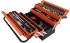 84pcs Professional Hand Tool Set, Include Sockets Ratchet Handle Extension Bar Universal Joint Screwdriver Pliers Screwdriver Spanner