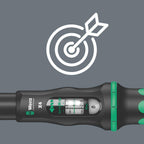 WClick-Torque X 4 torque wrench for insert tools, 14x18 x 40-200 Nm, black/green