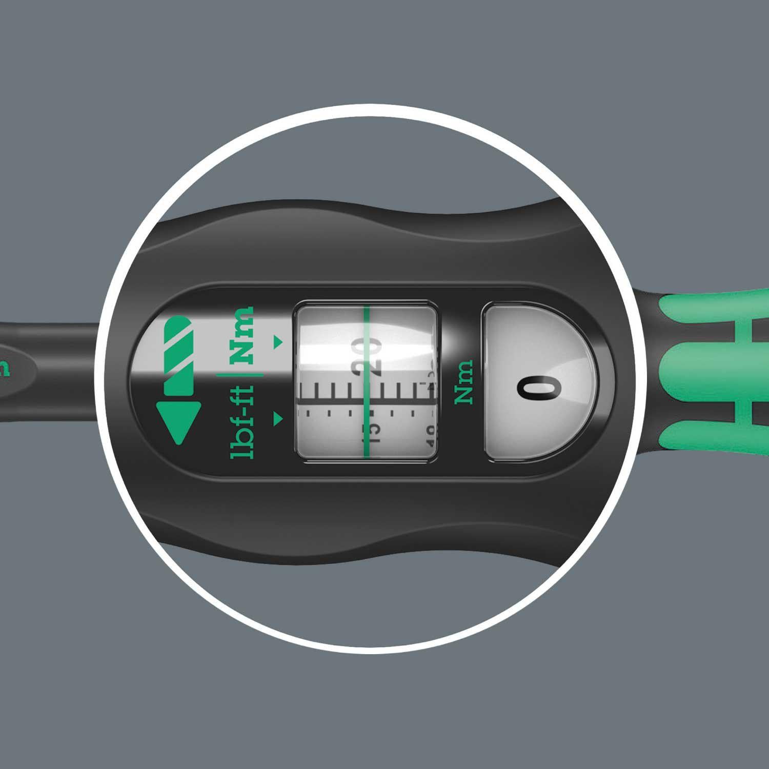 WClick-Torque X 4 torque wrench for insert tools, 14x18 x 40-200 Nm, black/green