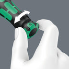 WClick-Torque B 1 torque wrench with reversible ratchet, 3/8" x 10-50 Nm, black/green