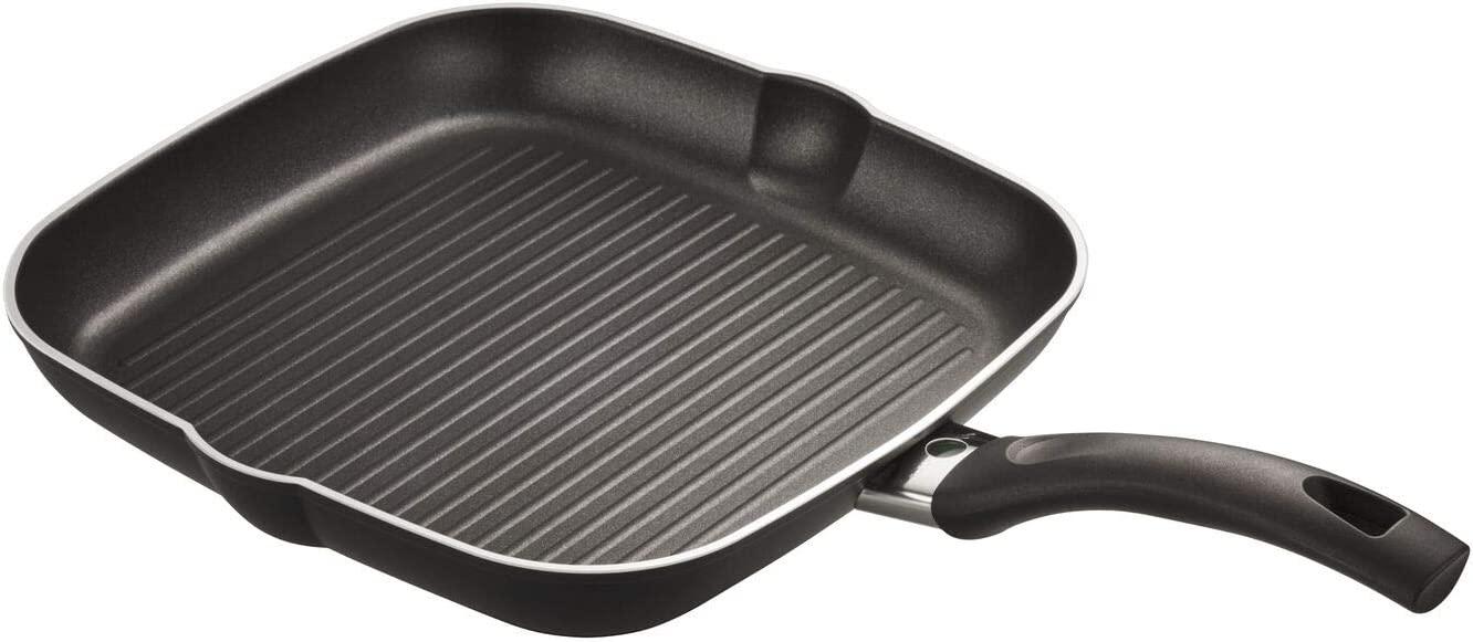 Ballarini Como Forged Aluminum 11-inch Nonstick Grill Pan, Made in Italy