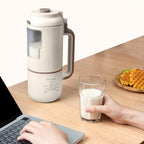 1000ml Portable Mini Soy Milk Maker with Filtering and Self-Cleaning - Perfect for 1-4 Person Households - Enjoy Fresh Soy Milk and Juices Anytime