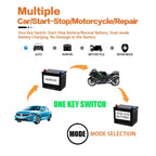 Full Car Motorcycle Battery Charger 12V 6A Auto Pulse Repair LCD Display Smart Fast CharAGM Deep Cycle GEL Lead-Acid Charger