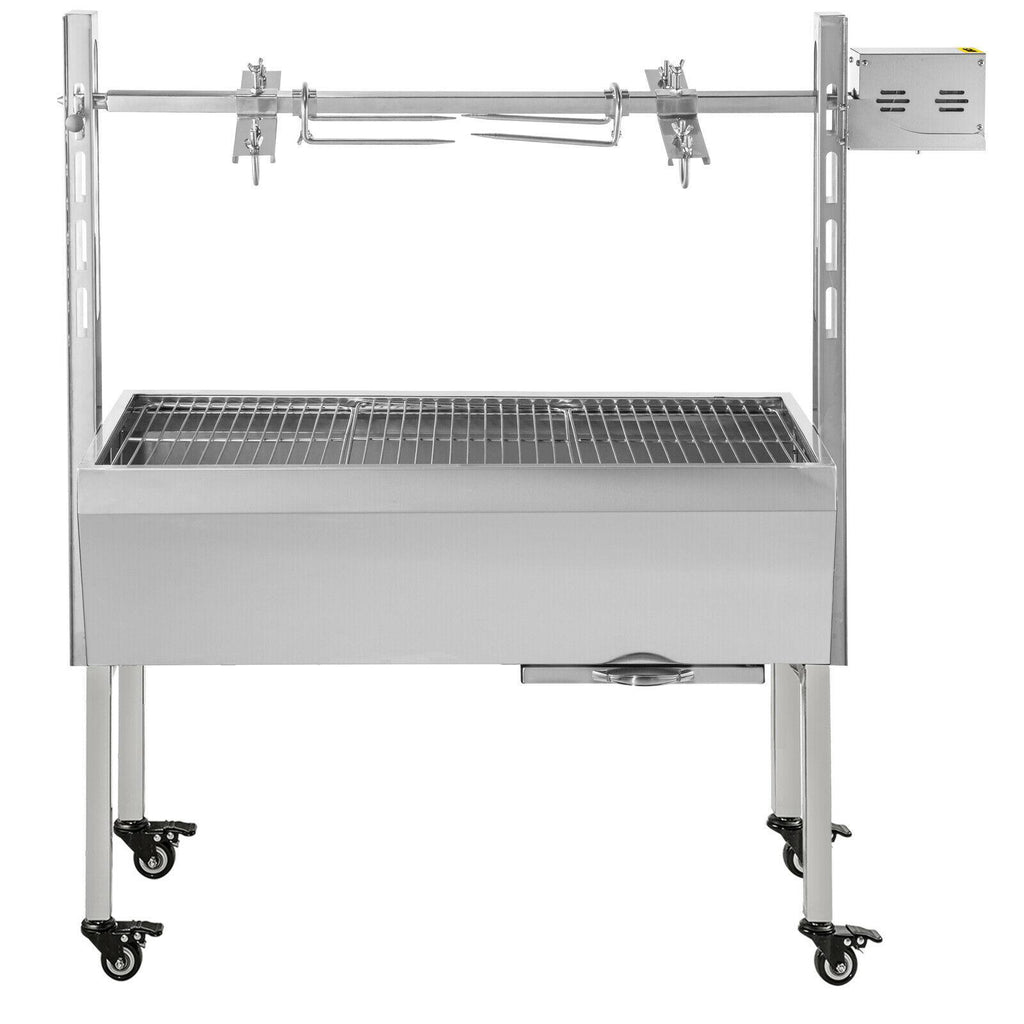 25W 132 Lbs  Lamb BBQ Roaster Rotisserie Spit Pig Goat Trotter Electric