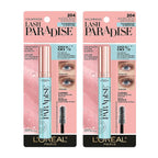 L'Oreal Paris Voluminous Makeup Lash Paradise Waterproof Mascara, Voluptuous Volume, Intense Length, Feathery Soft Full Lashes, No Smudging, No Clumping, Black, 0.25 Fl Oz (Pack of 2)