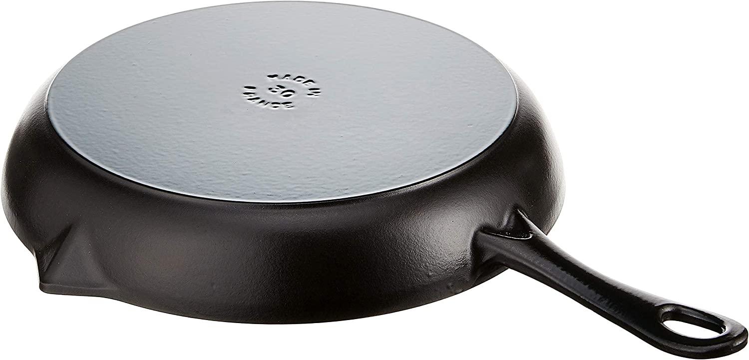 Staub Cast Iron 12-inch Fry Pan - Matte Black, Made in France