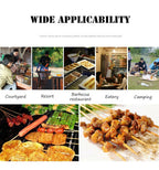 46"  Steel Spit Roaster 110V Outdoor BBQ CooLamb Chicken Grill