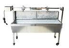 46"  Steel Spit Roaster 110V Outdoor BBQ CooLamb Chicken Grill