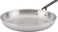 KitchenAid 5-Ply Clad Polished Stainless Steel Fry Pan/Skillet, 12.25 Inch