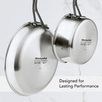 KitchenAid 5-Ply Clad Polished Stainless Steel Fry Pan/Skillet, 12.25 Inch