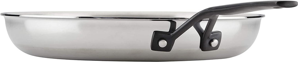 KitchenAid 5-Ply Clad Polished Stainless Steel Fry Pan/Skillet, 12.25 Inch