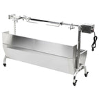 46'' Spit Roaster Rotisserie Pig Lamb Roast BBQ 77lb Picnic Outdoor Cooker Grill