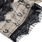 lace stripe dress