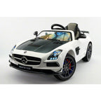2023 LICENSED MERCEDES SLS AMG FINAL EDITION,12V ELECTRIC KIDS RIDE-ON CAR,GIRLS&amp;BOYS,3-6 YEARS,MP3+MP4 COLOR LCD ENTERTAINMENT SYSTEM,RUBBER TIRES,LEATHER SEAT,LED BODY TRIM,PARENTAL REMOTE|WHITE