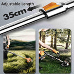 FACC String Trimmer 36V, Electric Brush Cutter Grass Trimmer, Battery Powered Weed Eater with Battery and Charger, with 9 Blades and A Pair of Cut- Resistant Gloves, for Lawn Trimming Gardening