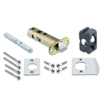 CottaPlate 2-3/8 in. Backset Bright Chrome PassaHall/Closet Waldorf Pink Door Knob