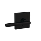 Custom Latitude Matte Black Collins Trim Combined Interior Door Lever