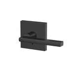 Custom Latitude Matte Black Collins Trim Combined Interior Door Lever