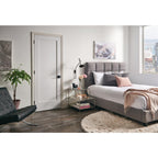 Custom Latitude Matte Black Collins Trim Combined Interior Door Lever