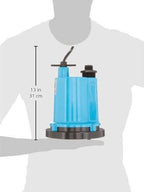 Simer 2300 Submersible Utility Pump, 1320 Max GPH, 1/4 Hp, 115 Vac, 5.6 A, 60 Hz, 8 Ft